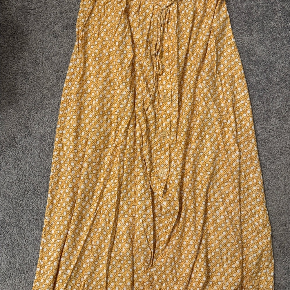 Yellow Patterned Women's Other Stories Skirt